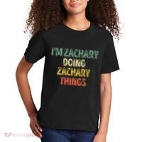 IM Zachary Doing Zachary Things Personalized Name Kids T-Shirt thumb 2