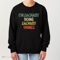 IM Zachary Doing Zachary Things Personalized Name Women's Sweatshirt thumb 0