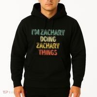IM Zachary Doing Zachary Things Personalized Name Hoodie thumb 2