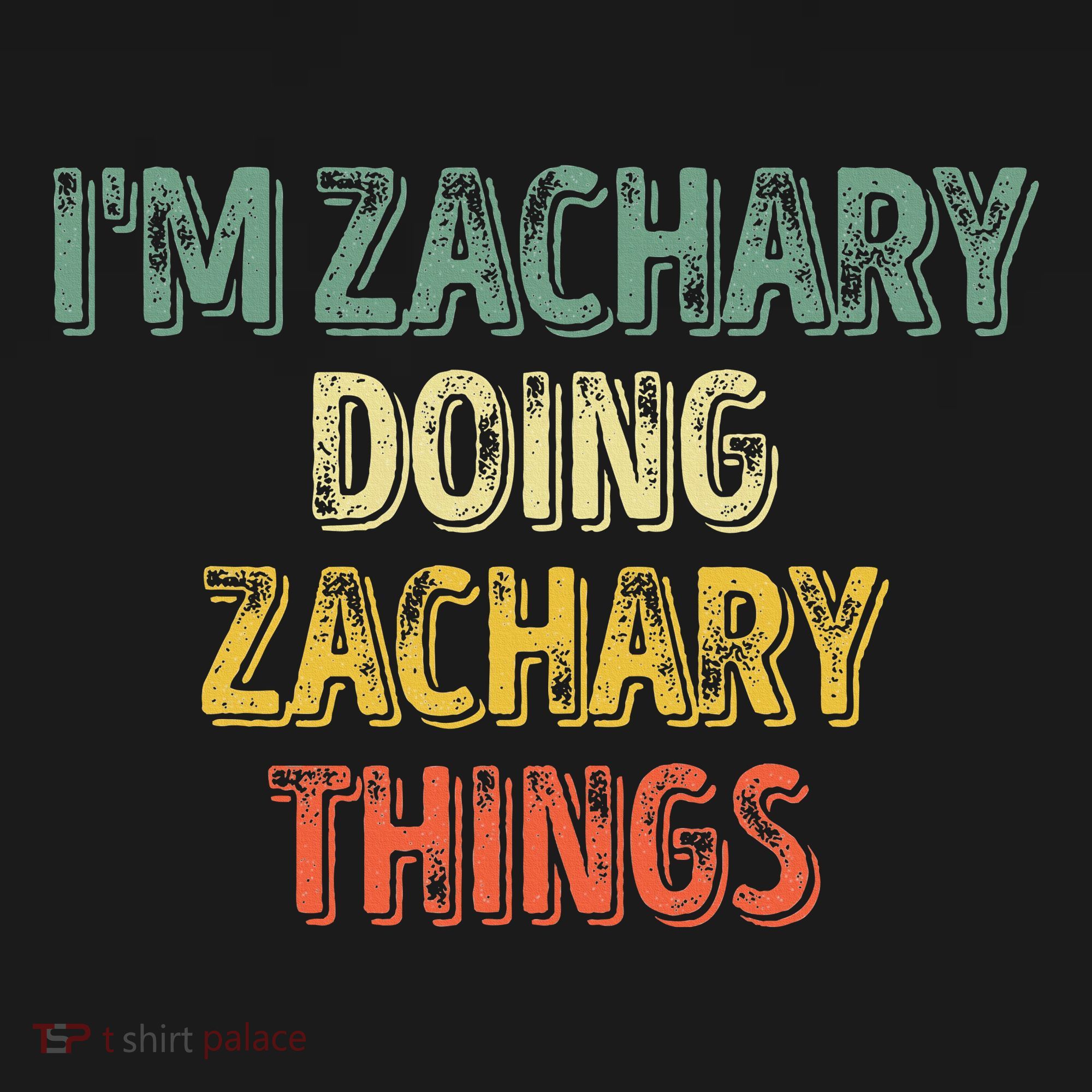 IM Zachary Doing Zachary Things Personalized Name Kids Hoodie