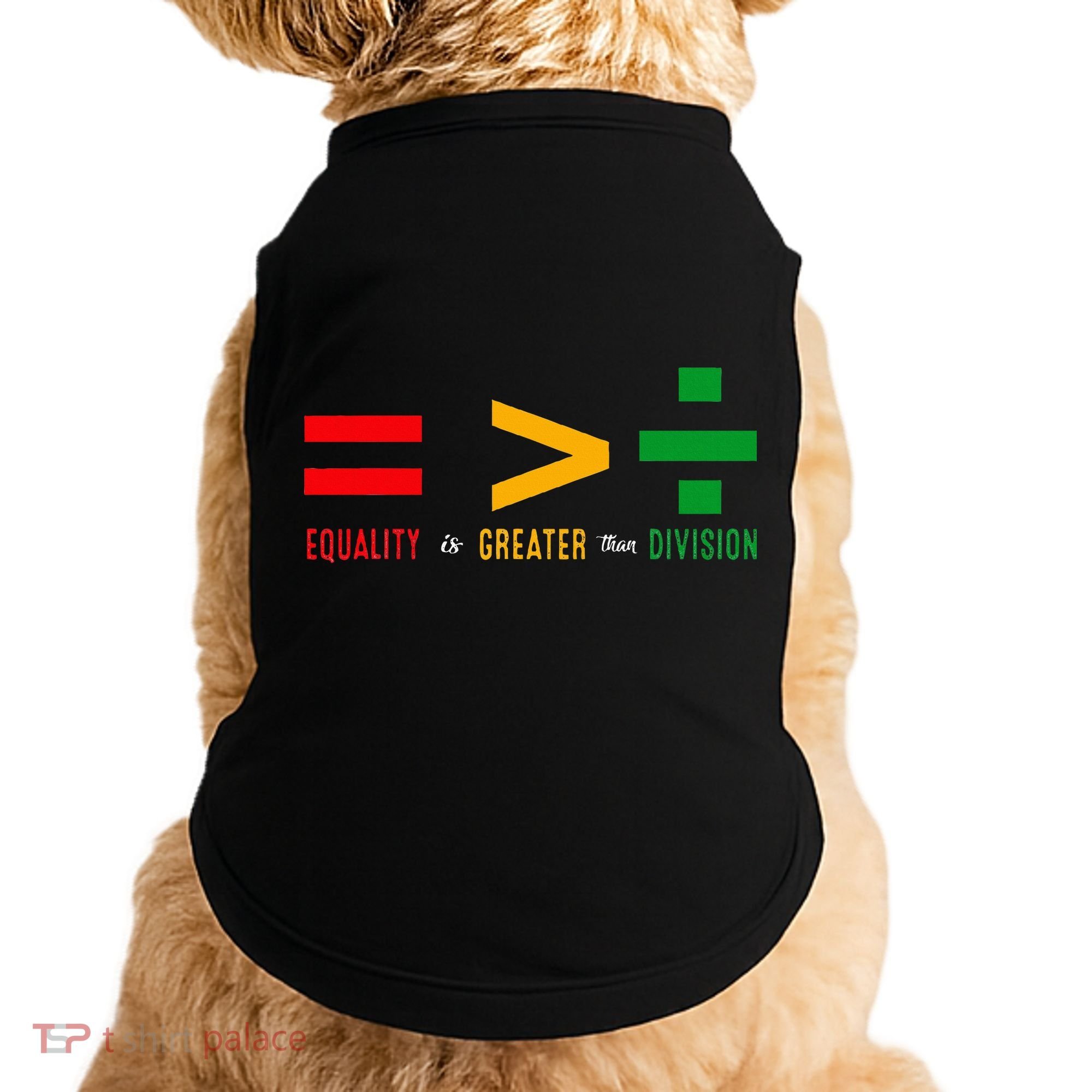 June 19th 1865 Equality Is Greater Than Division Doggie Tank