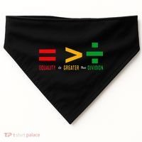 June 19th 1865 Equality Is Greater Than Division USA-Made Doggie Bandana thumb 0
