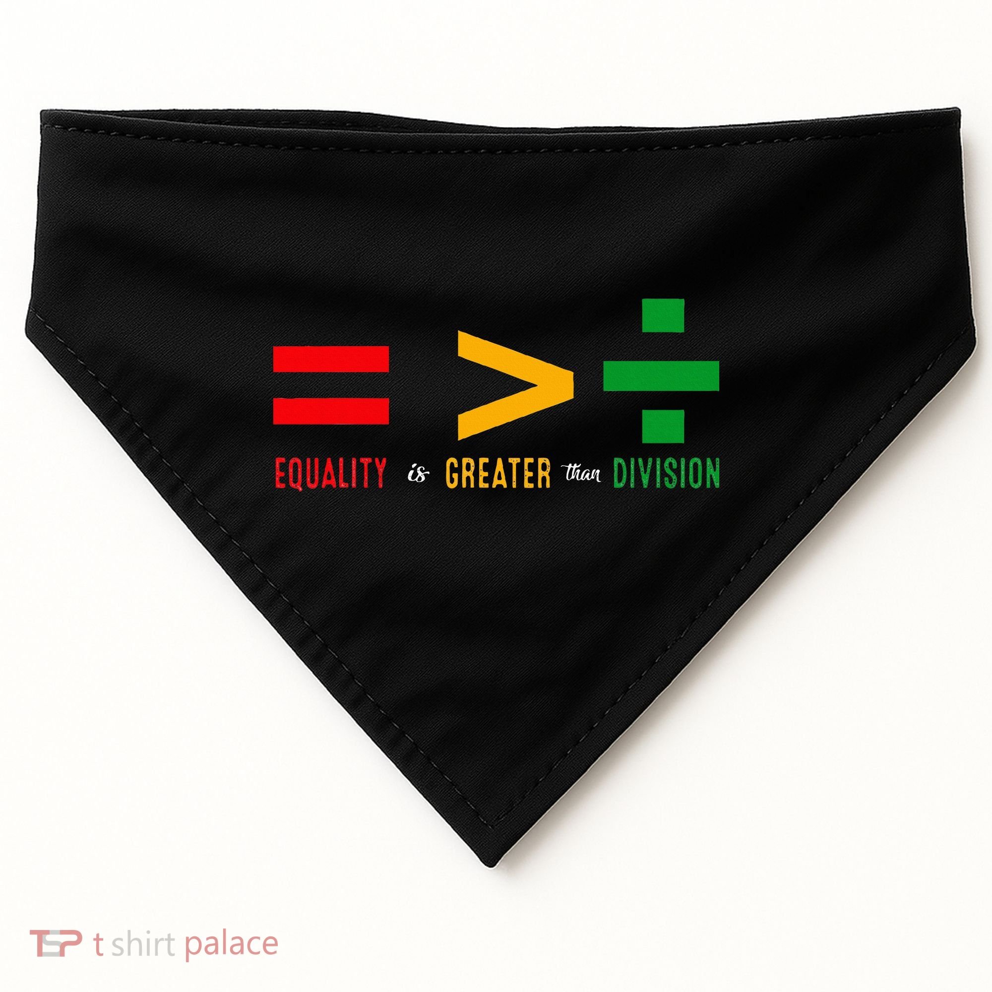 June 19th 1865 Equality Is Greater Than Division USA-Made Doggie Bandana