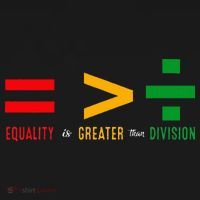 June 19th 1865 Equality Is Greater Than Division Ornament thumb 1