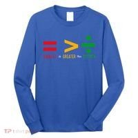 June 19th 1865 Equality Is Greater Than Division Long Sleeve Shirt thumb 0