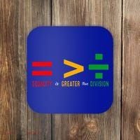 June 19th 1865 Equality Is Greater Than Division Coaster thumb 0