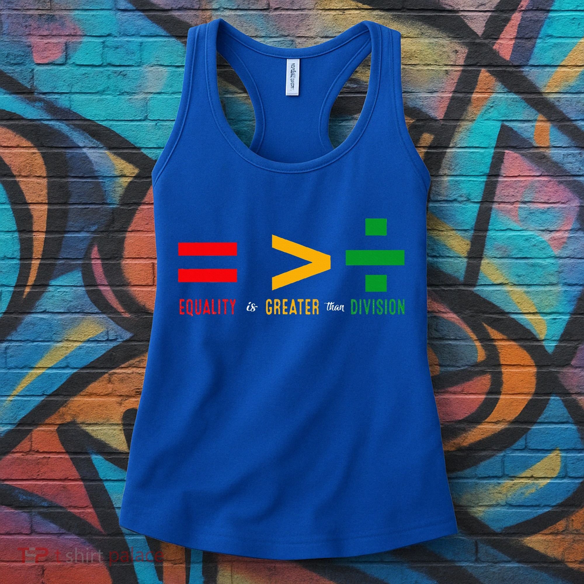June 19th 1865 Equality Is Greater Than Division Women's Tank Top