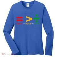 June 19th 1865 Equality Is Greater Than Division Women's Long Sleeve Shirt thumb 0