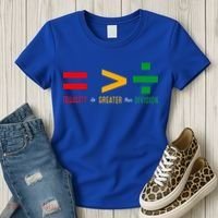 June 19th 1865 Equality Is Greater Than Division Women's T-Shirt thumb 3