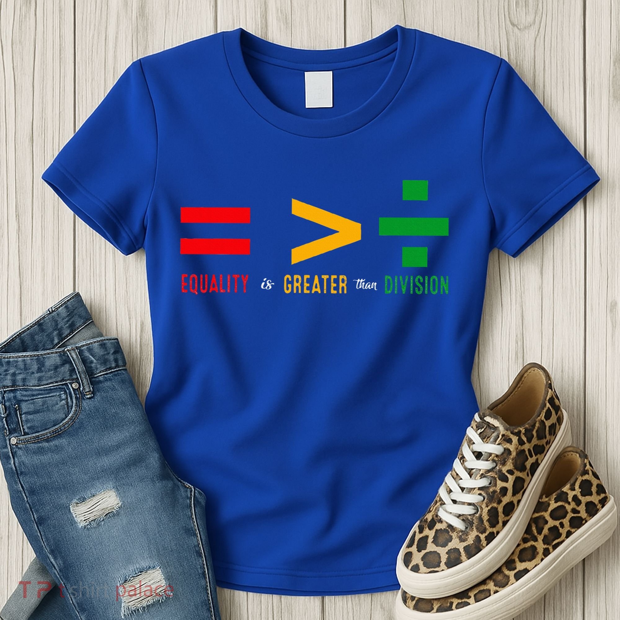 June 19th 1865 Equality Is Greater Than Division Women's T-Shirt