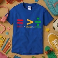 June 19th 1865 Equality Is Greater Than Division Kids T-Shirt thumb 3