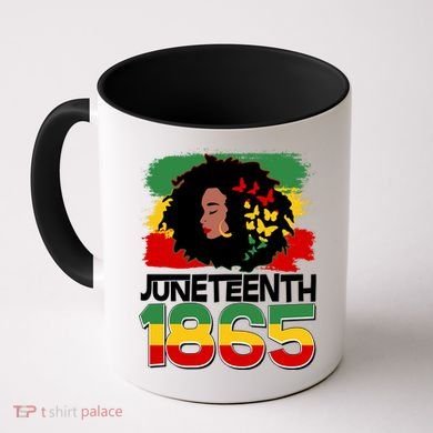 Juneteenth 1865 African American Black Woman Coffee Mug