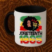 Juneteenth 1865 African American Black Woman Coffee Mug thumb 2