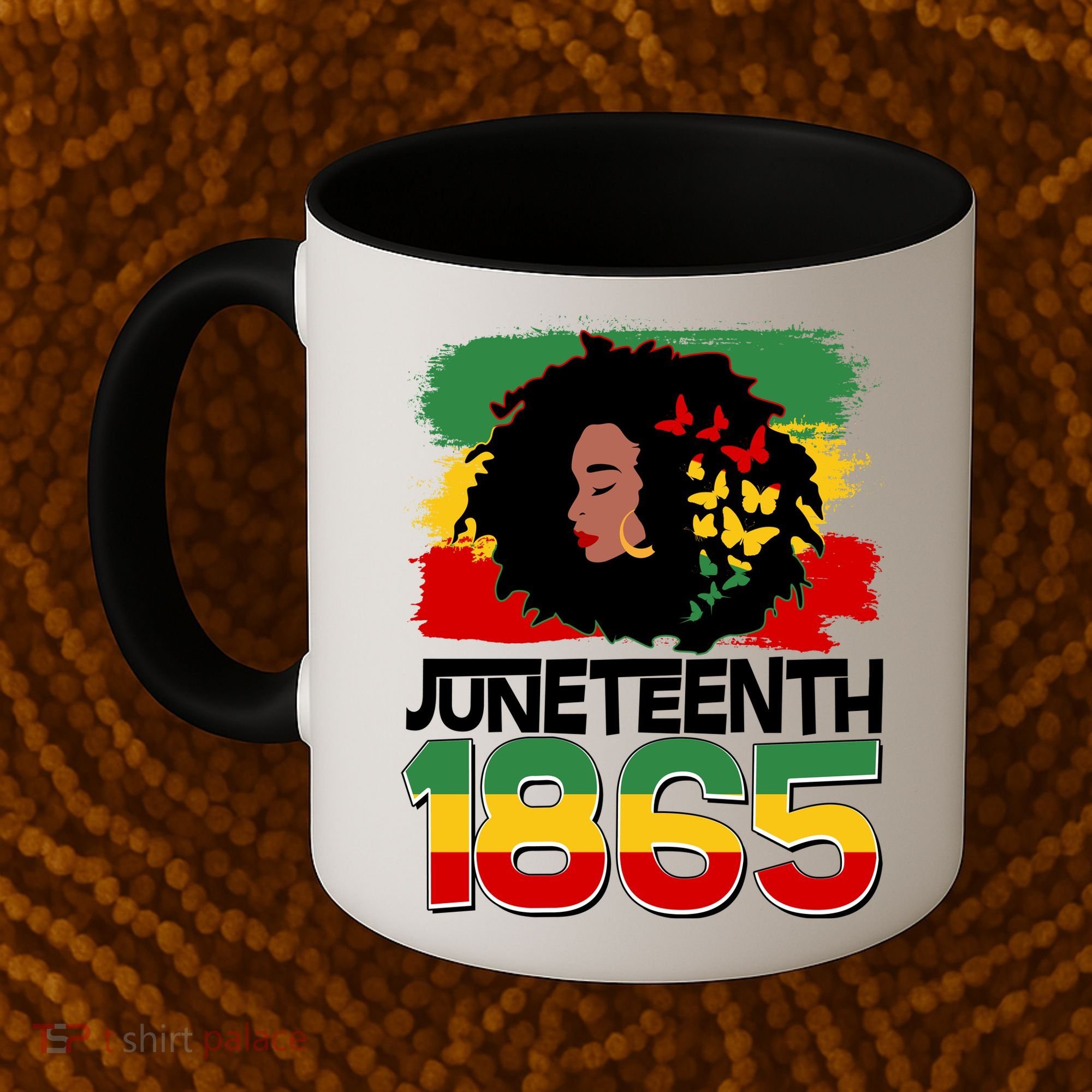 Juneteenth 1865 African American Black Woman Coffee Mug