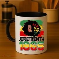 Juneteenth 1865 African American Black Woman Coffee Mug thumb 4