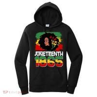 Juneteenth 1865 African American Black Woman Women's Hoodie thumb 0