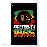 Juneteenth 1865 African American Black Woman Golf Towel thumb 0