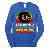 Juneteenth 1865 African American Black Woman Long Sleeve Shirt thumb 0