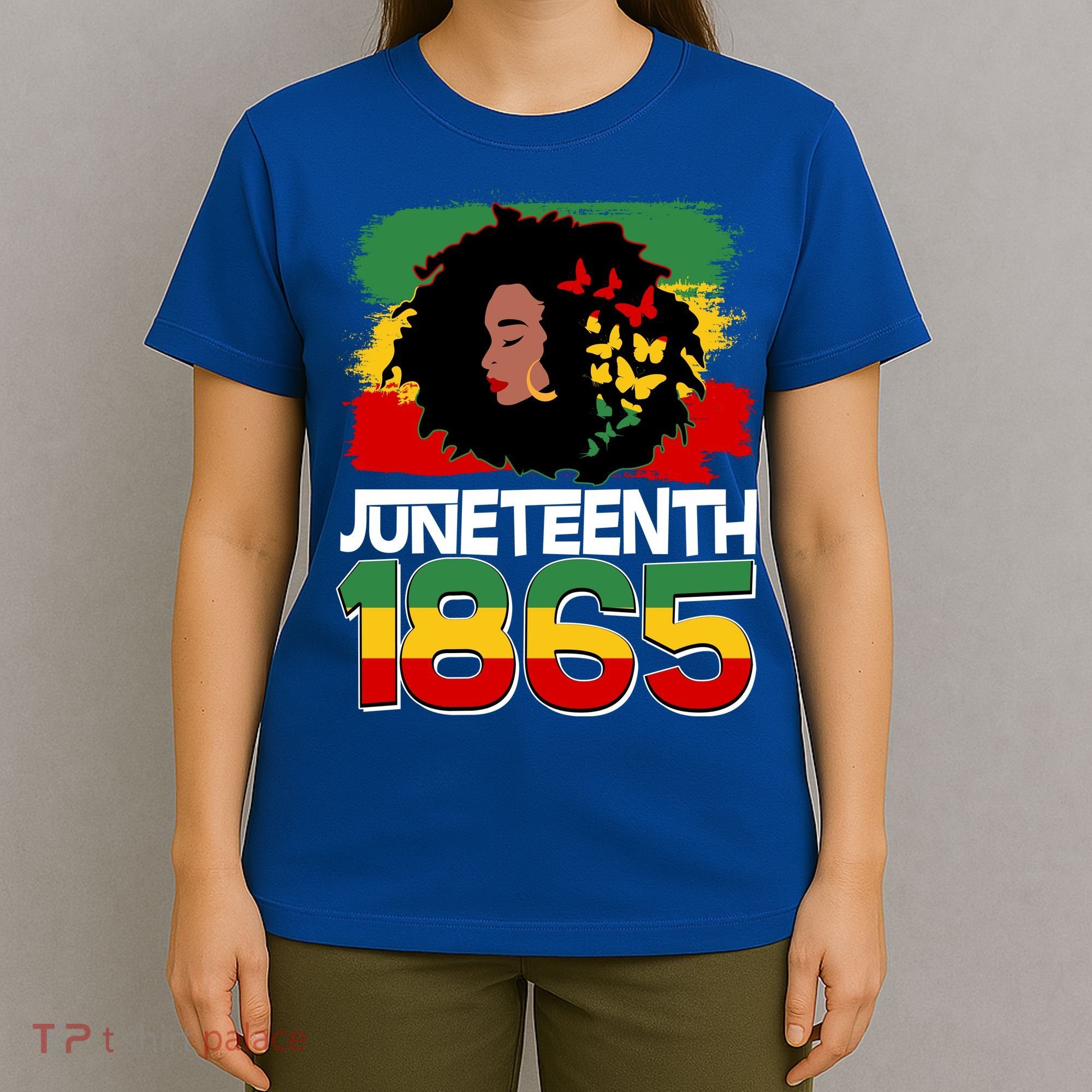 Juneteenth 1865 African American Black Woman T-Shirt