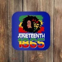 Juneteenth 1865 African American Black Woman Coaster thumb 0