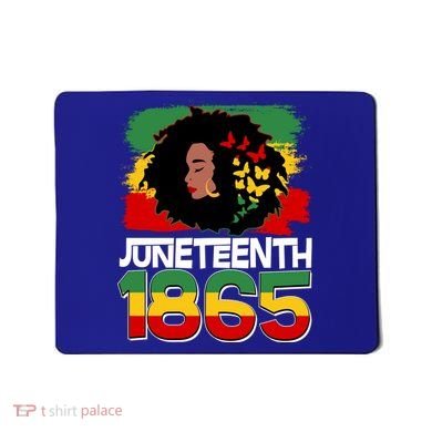 Juneteenth 1865 African American Black Woman Mousepad