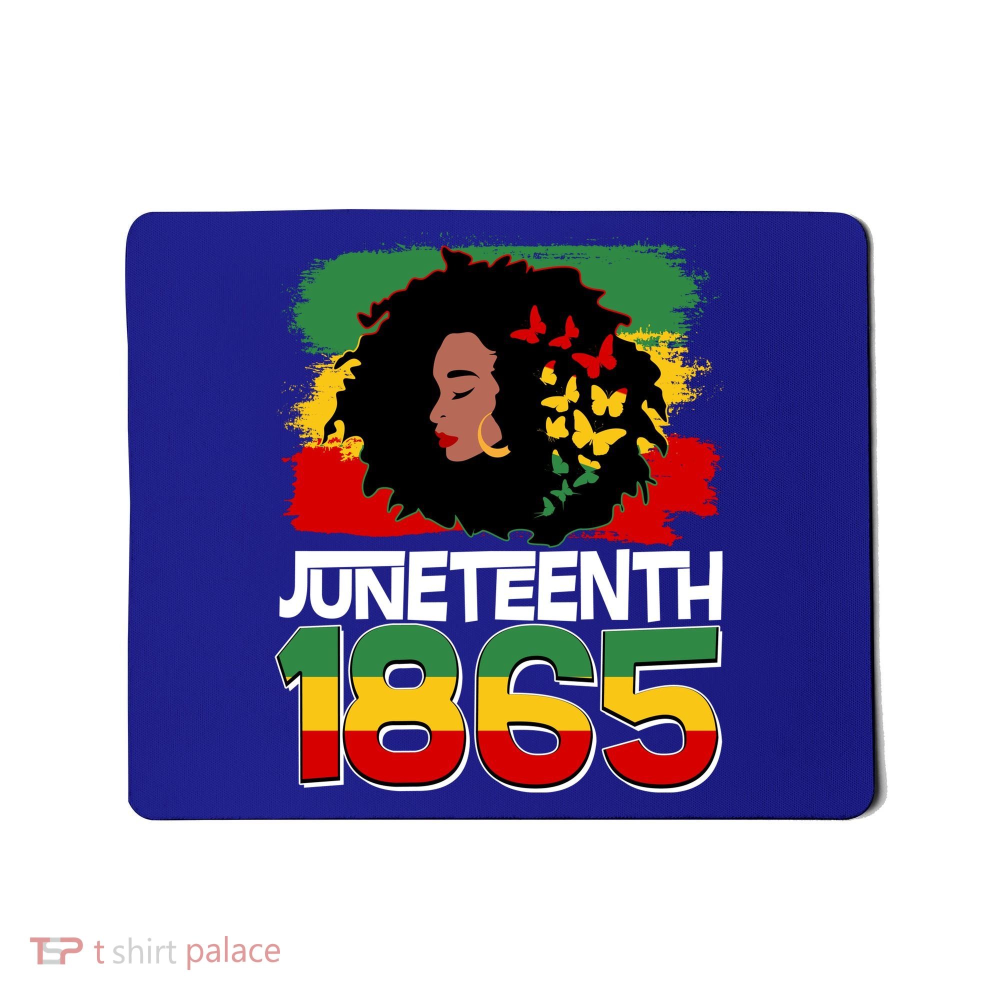 Juneteenth 1865 African American Black Woman Mousepad