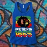 Juneteenth 1865 African American Black Woman Women's Tank Top thumb 3