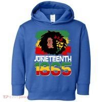 Juneteenth 1865 African American Black Woman Toddler Hoodie thumb 0