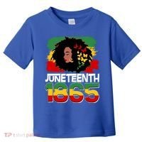 Juneteenth 1865 African American Black Woman Toddler T-Shirt thumb 0