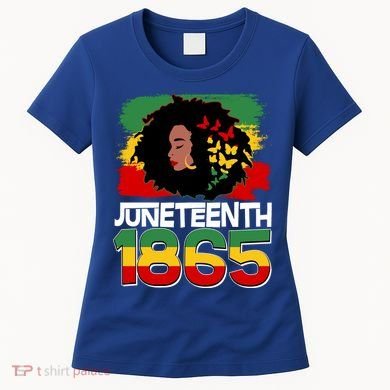 Juneteenth 1865 African American Black Woman Women's T-Shirt