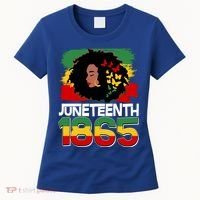 Juneteenth 1865 African American Black Woman Women's T-Shirt thumb 0