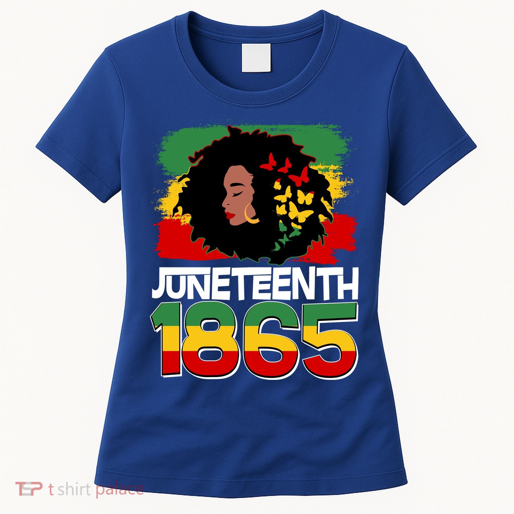 Juneteenth 1865 African American Black Woman Women's T-Shirt