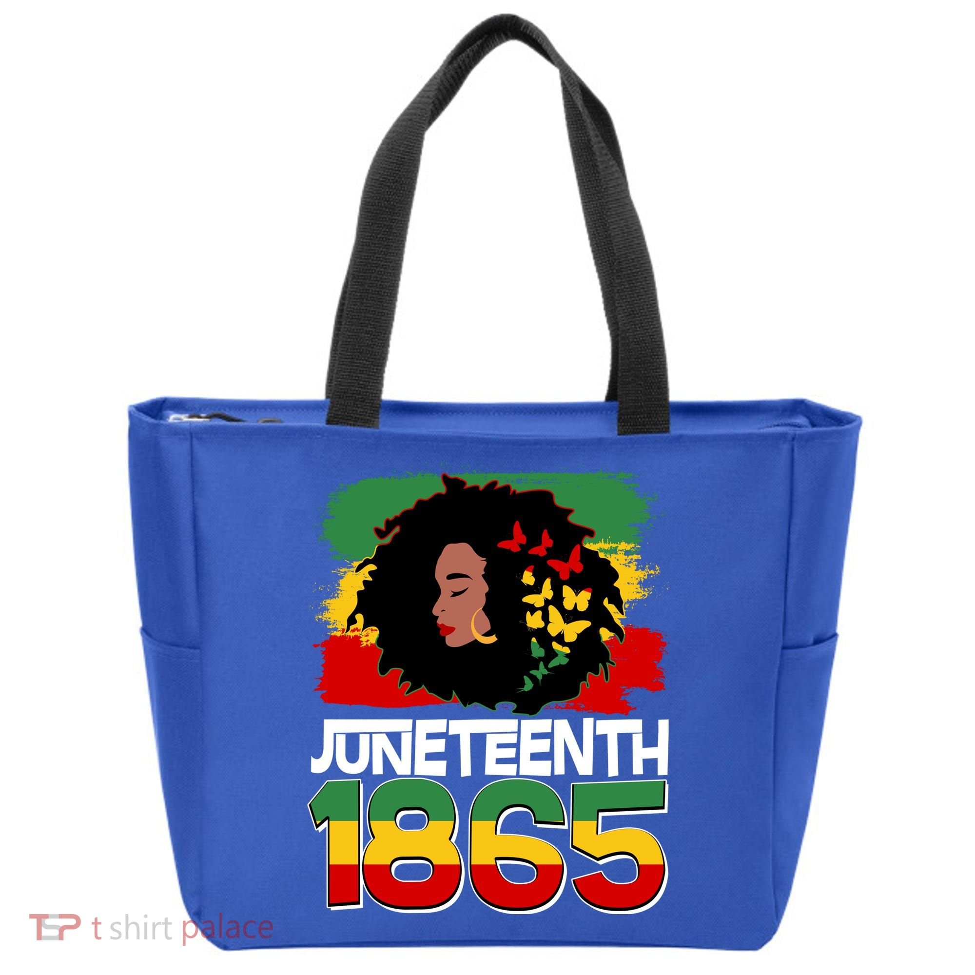 Juneteenth 1865 African American Black Woman Tote Bag