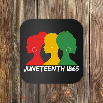 Juneteenth 1865 African Pride Coaster