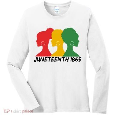 Juneteenth 1865 African Pride Women's Long Sleeve Shirt
