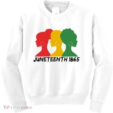 Juneteenth 1865 African Pride Kids Sweatshirt