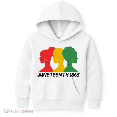 Juneteenth 1865 African Pride Kids Hoodie