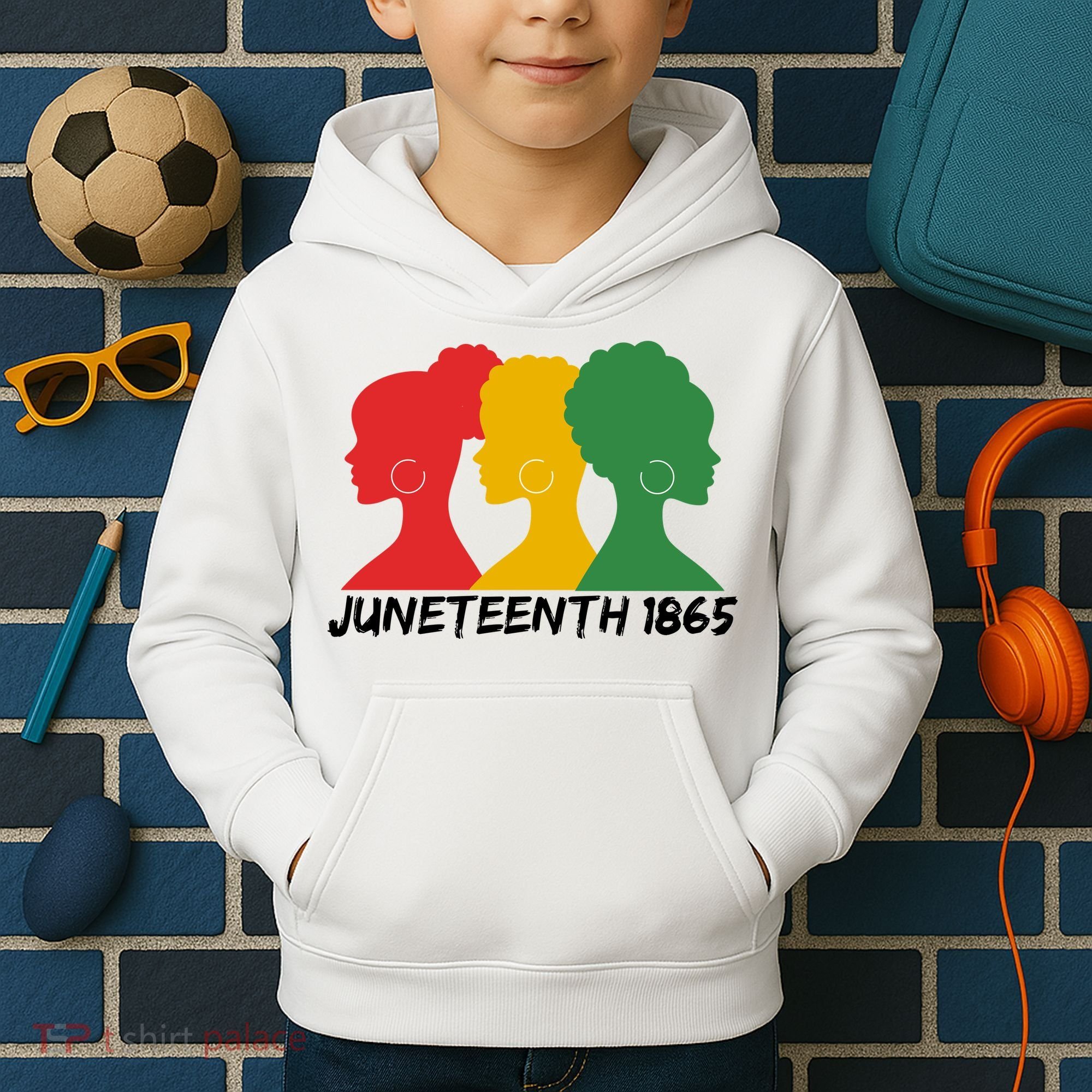 Juneteenth 1865 African Pride Kids Hoodie