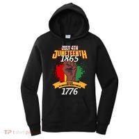 Juneteenth 1865 Because My Ancestors Weren't Free In 1776 Women's Hoodie thumb 0