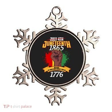 Juneteenth 1865 Because My Ancestors Weren't Free In 1776 Ornament