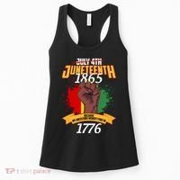 Juneteenth 1865 Because My Ancestors Weren't Free In 1776 Women's Tank Top thumb 0
