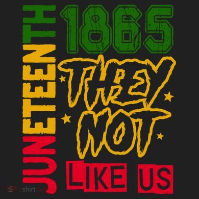 Juneteenth 1865 Black History Month They Not Like Us Women's Sweatshirt