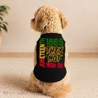 Juneteenth 1865 Black History Month They Not Like Us Doggie Tank thumb 2
