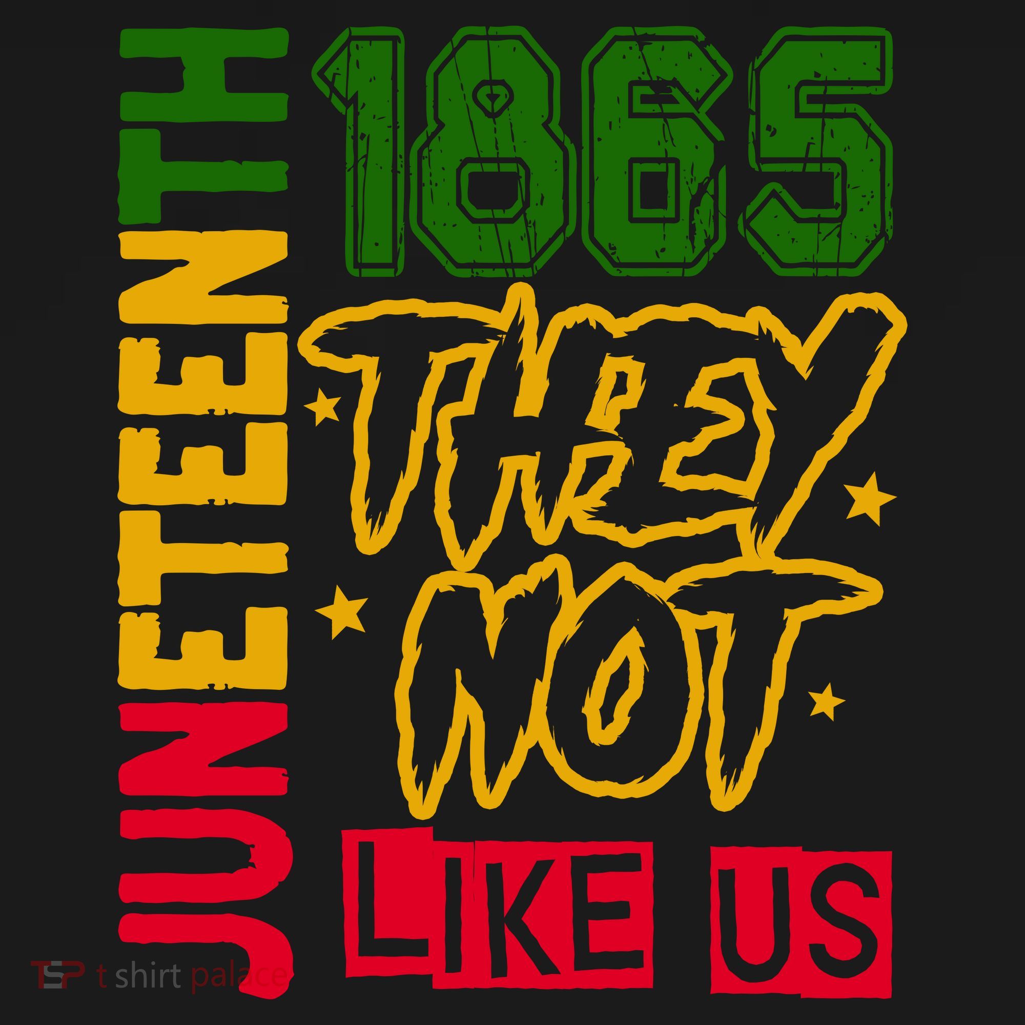 Juneteenth 1865 Black History Month They Not Like Us Hoodie