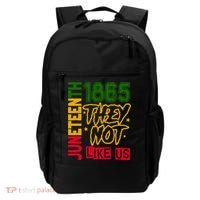 Juneteenth 1865 Black History Month They Not Like Us Backpack thumb 0