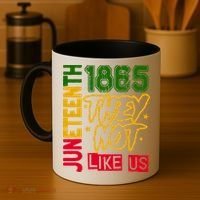 Juneteenth 1865 Black History Month They Not Like Us Coffee Mug thumb 4