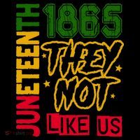 Juneteenth 1865 Black History Month They Not Like Us Women's Hoodie thumb 2