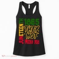 Juneteenth 1865 Black History Month They Not Like Us Women's Tank Top thumb 0