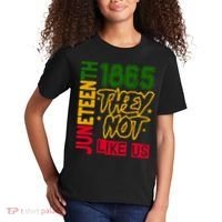 Juneteenth 1865 Black History Month They Not Like Us Kids T-Shirt thumb 2