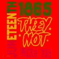 Juneteenth 1865 Black History Month They Not Like Us Santa Hat thumb 1